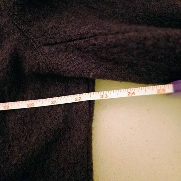 Vintage Sandro Wool Dark Grey Swing Jacket XL - Picture 14 of 16